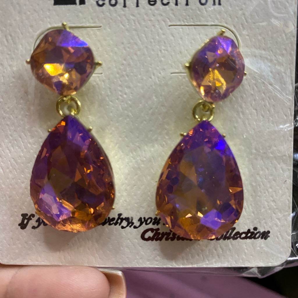 Custom Rhinestone Jewelry Earrings